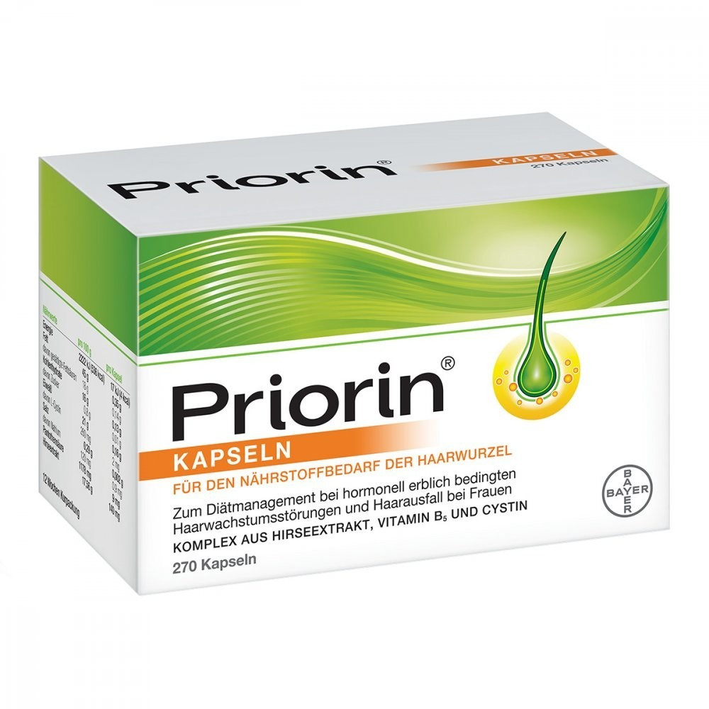 Bayer Priorin Kapseln (270 Stk.) ab 84,59 € (April 2025 Preise