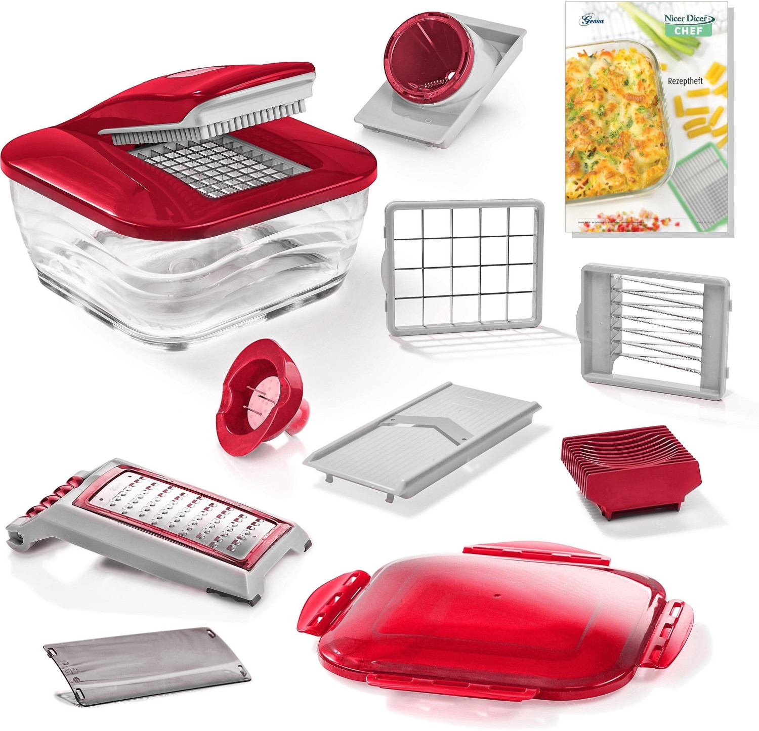 Home Affaire Nicer Dicer Chef 15teilig rot ab 53,99 € Preisvergleich
