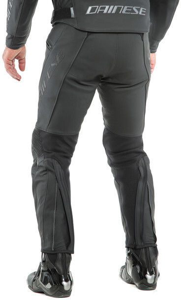 Dainese DELTA 3 Black Leather Fluffy Trousers For Sale Online -  Outletmoto.eu