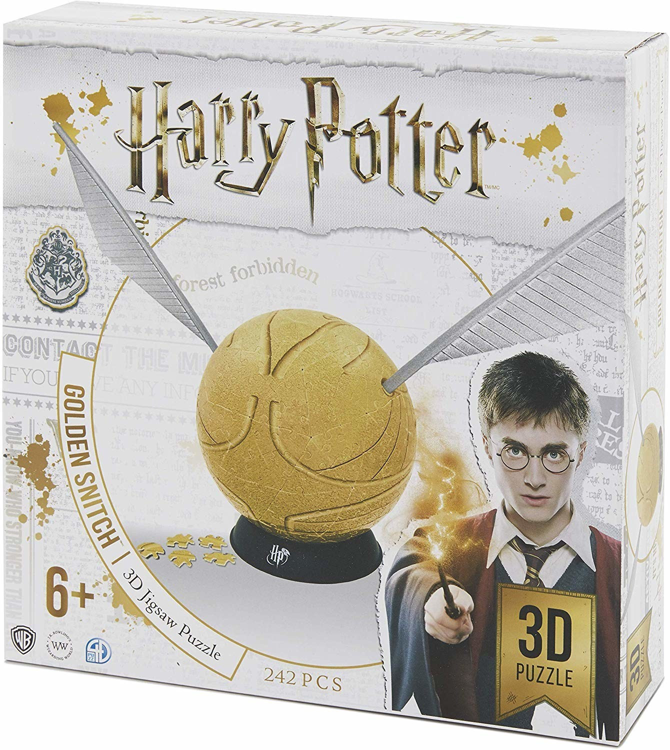 4D Cityscape Inc. Harry Potter Vif d'or 6 pouces