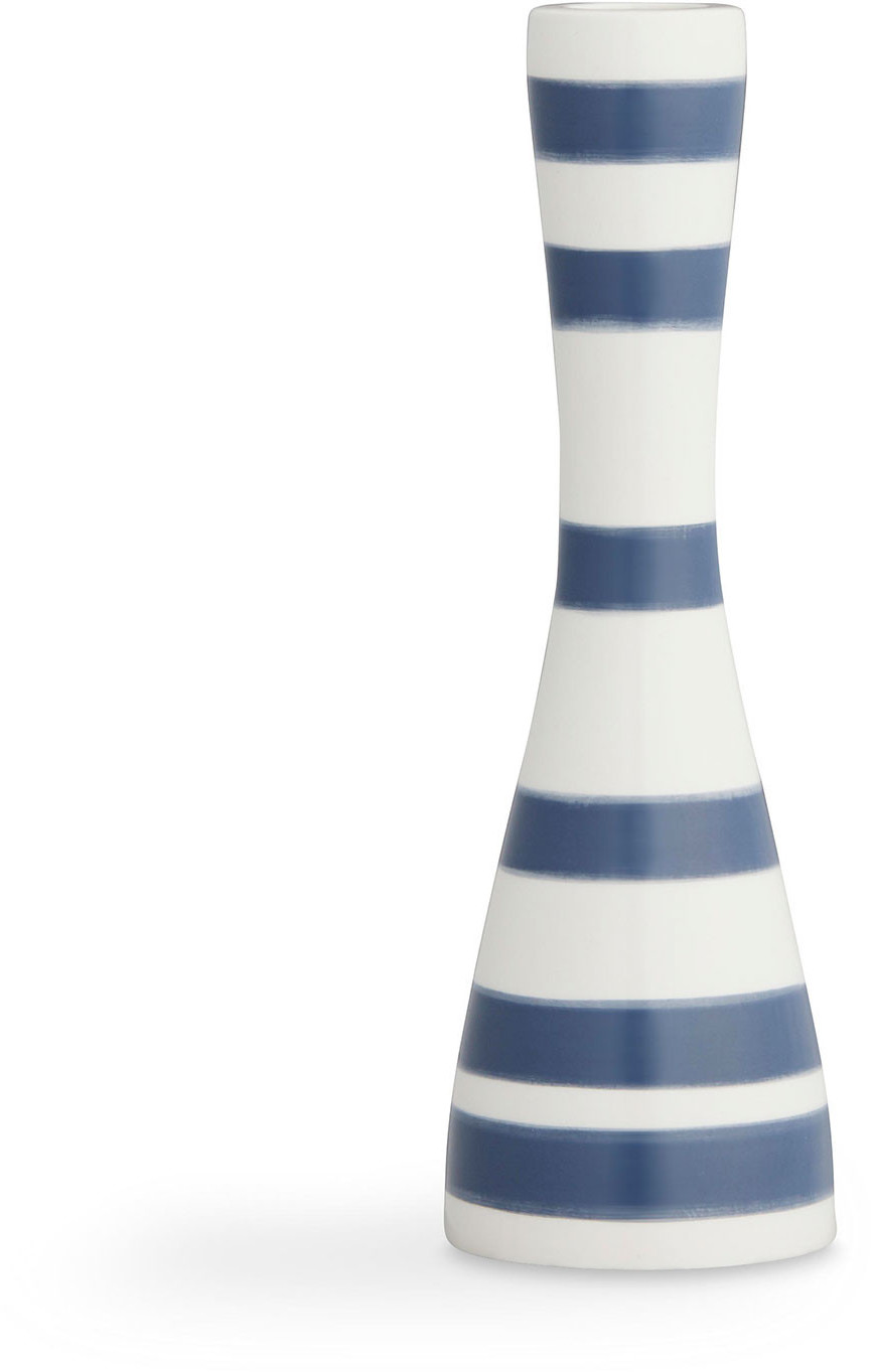 Kähler Omaggio Candle Holder Medium Steel Blue