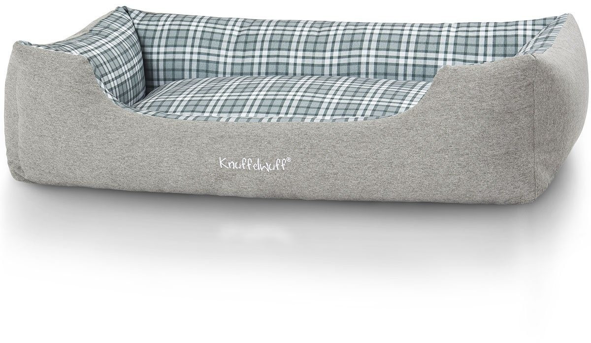 Knuffelwuff Lit pour chien Grey/Green XL 105 x 75 cm