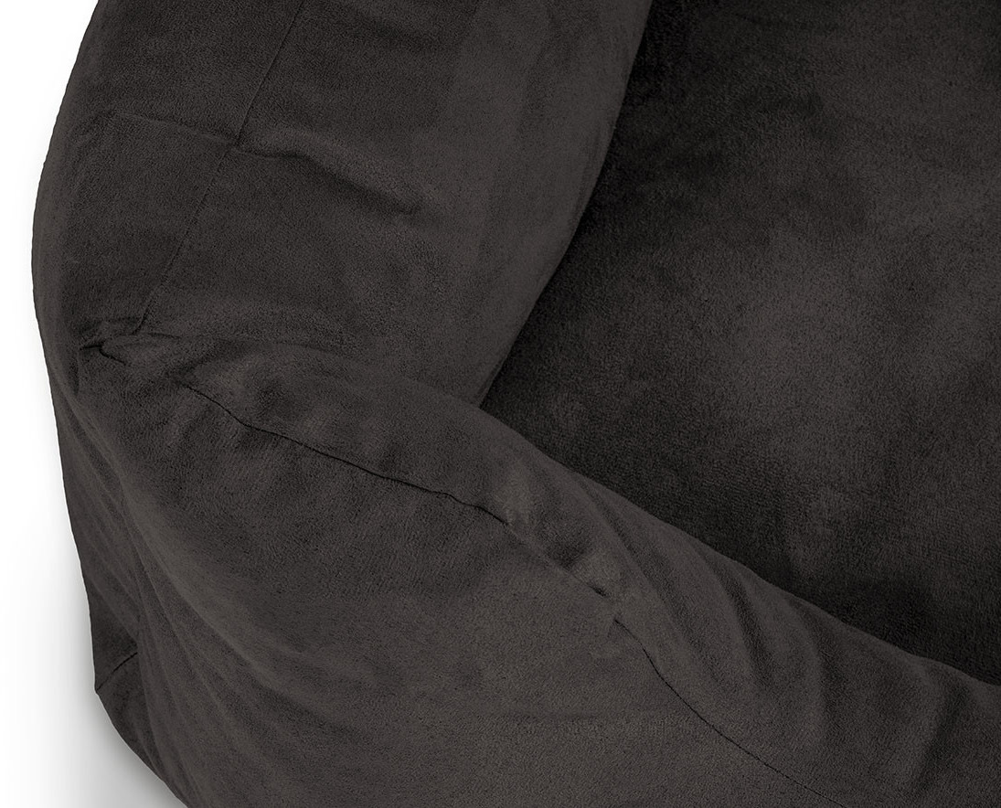 Knuffelwuff Lit pour chien noir XXL 120 x 85 cm Knuffelwuff Lit pour chien noir XXL 120 x 85 cm