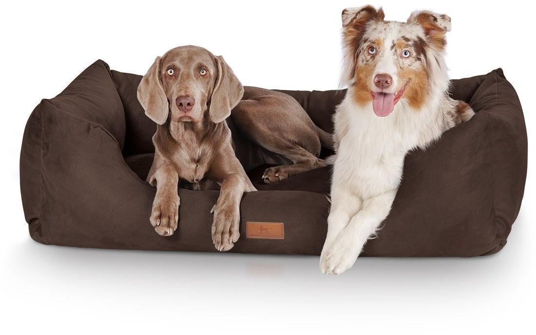 Knuffelwuff Lit pour chien marron XXXL 155 x 105 cm Knuffelwuff Lit pour chien marron XXXL 155 x 105 cm