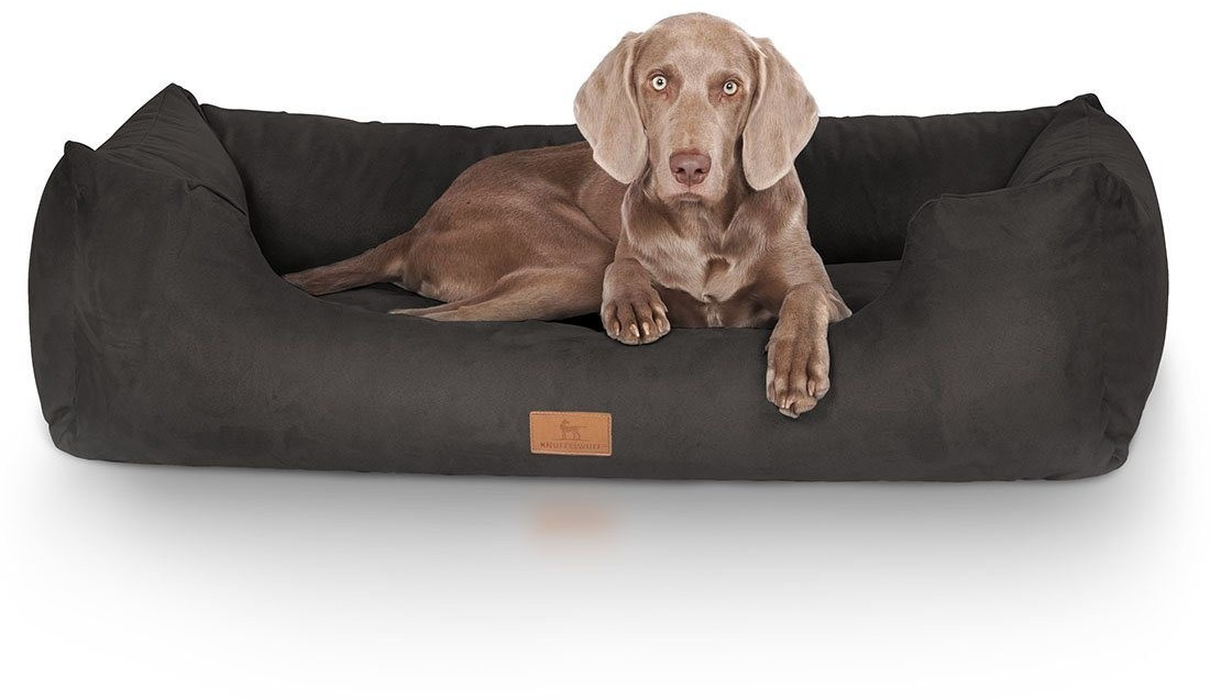 Knuffelwuff Lit pour chien noir M/L 85 x 63 cm