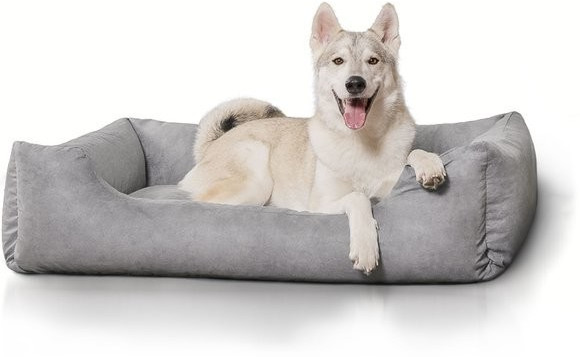 Knuffelwuff Lit pour chien gris M/L 85 x 63 cm Knuffelwuff Lit pour chien gris M/L 85 x 63 cm
