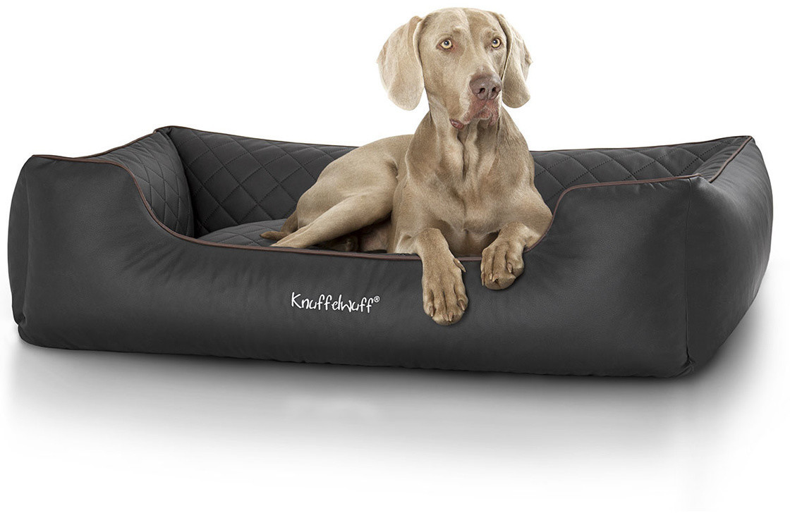 Knuffelwuff Lit pour chien Black XL 105 x 75 cm Knuffelwuff Lit pour chien Black XL 105 x 75 cm