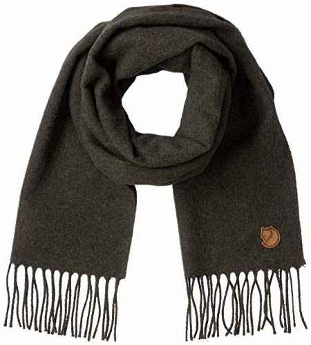 Fjällräven Solid Re-Wool Scarf (78011) deep forest