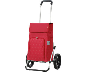 Andersen Einkaufstrolley Royal mit Metallspeichenrad und Einkaufstasche Senta schwarz 49 Liter