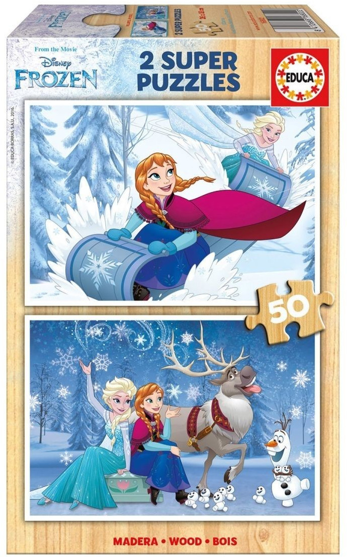 Educa Borrás 2 puzzles Frozen 50 pièces