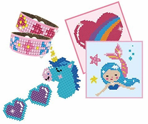 Diamond Dotz Dotzies - Kit de 6 créations diamant modèle rose
