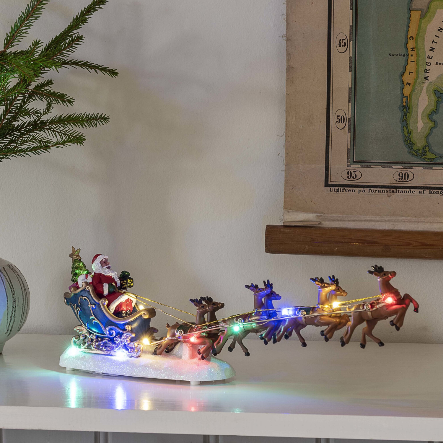 Konstsmide LED-Szenerie Weihnachtsmann Preisvergleich Schlitten (4205-000) bei mit | 21,40 ab €