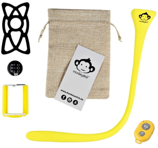 Monkeystick Flexible Selfie Stick yellow