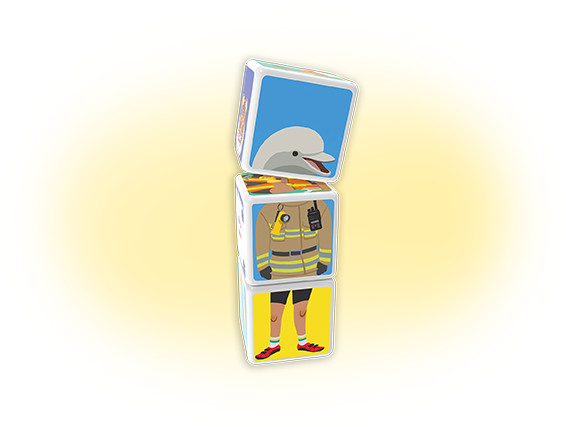 Geomag Magicube People Mix & Match 9