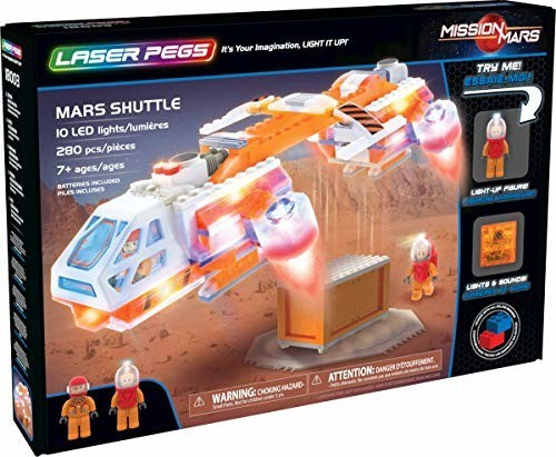 Laser Pegs Mars Shuttle