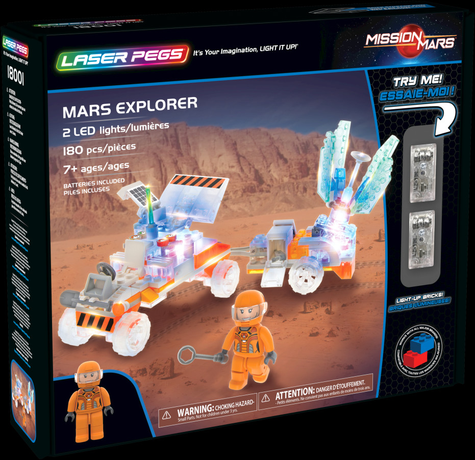 Laser Pegs Mars Explorer