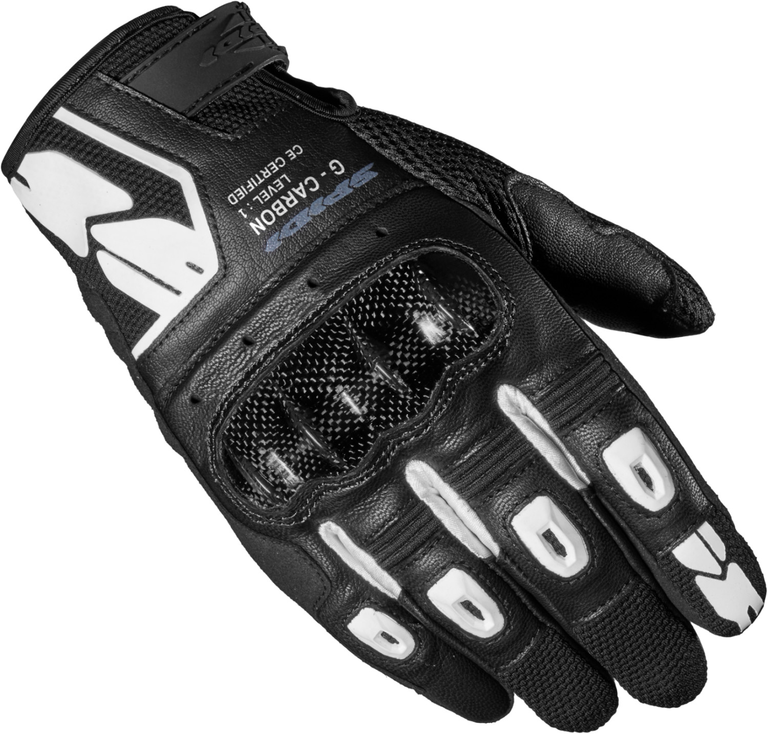 Spidi Gants G-Carbon noir/blanc