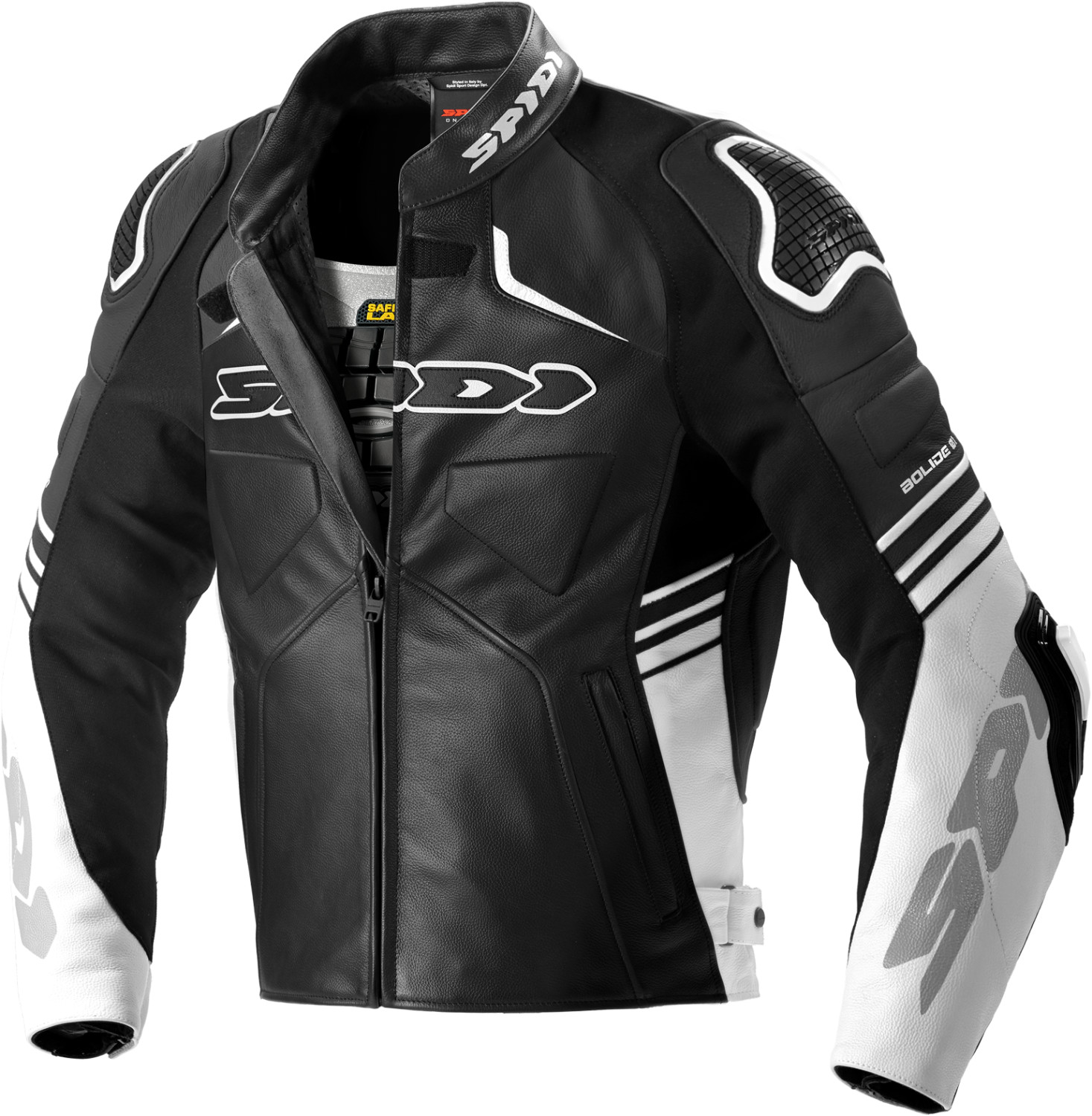 Spidi Blouson Bolide Leather noir/blanc