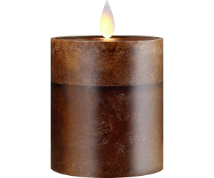polarlite led echtwachskerze 8 2 x 12 5 cm braun pl 8213560 ab 41 55 preisvergleich bei idealo de