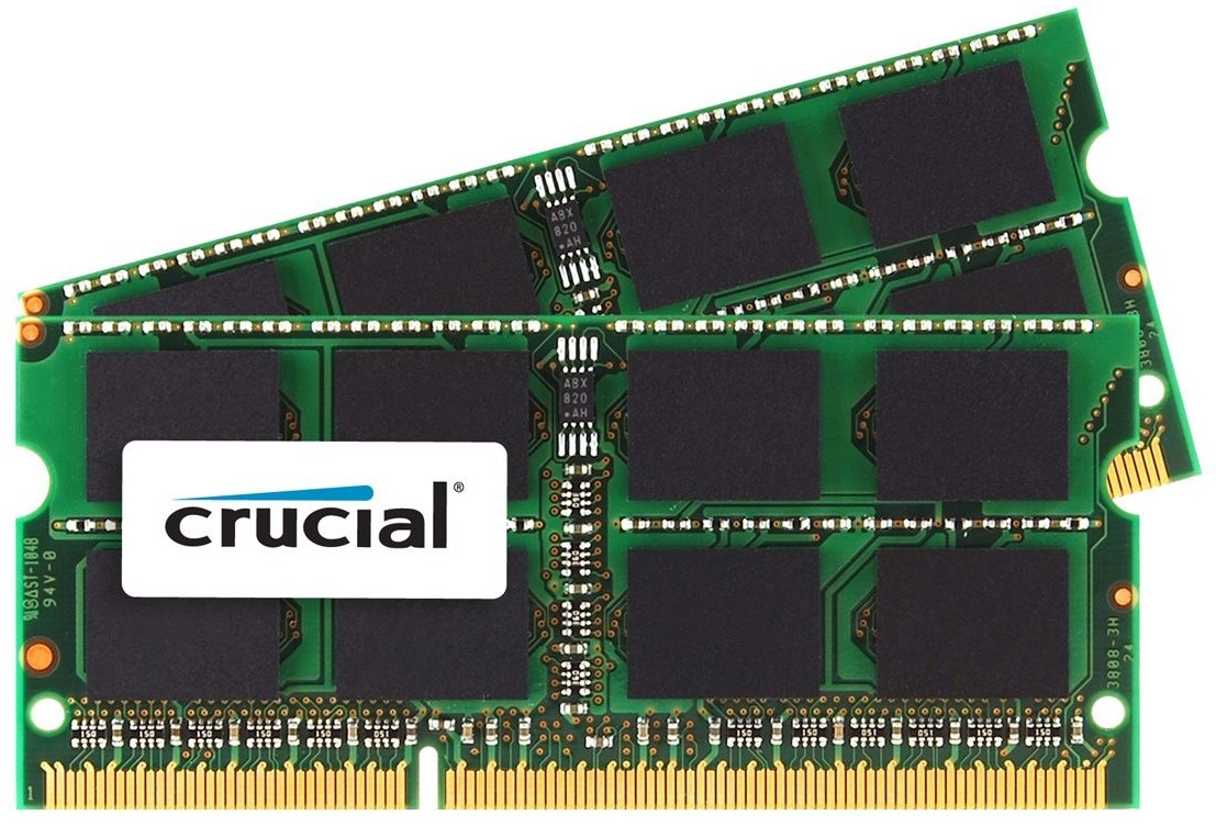 Crucial Pack 16 Go SO-DIMM DDR3L PC3-14900 CL13 (CT2K8G3S186DM)