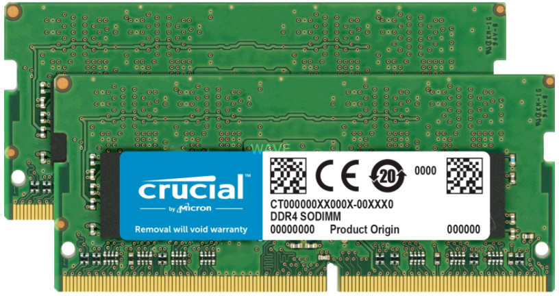 Crucial 32GB Kit SODIMM DDR4-2400 CL17 (CT2K16G4S24AM)