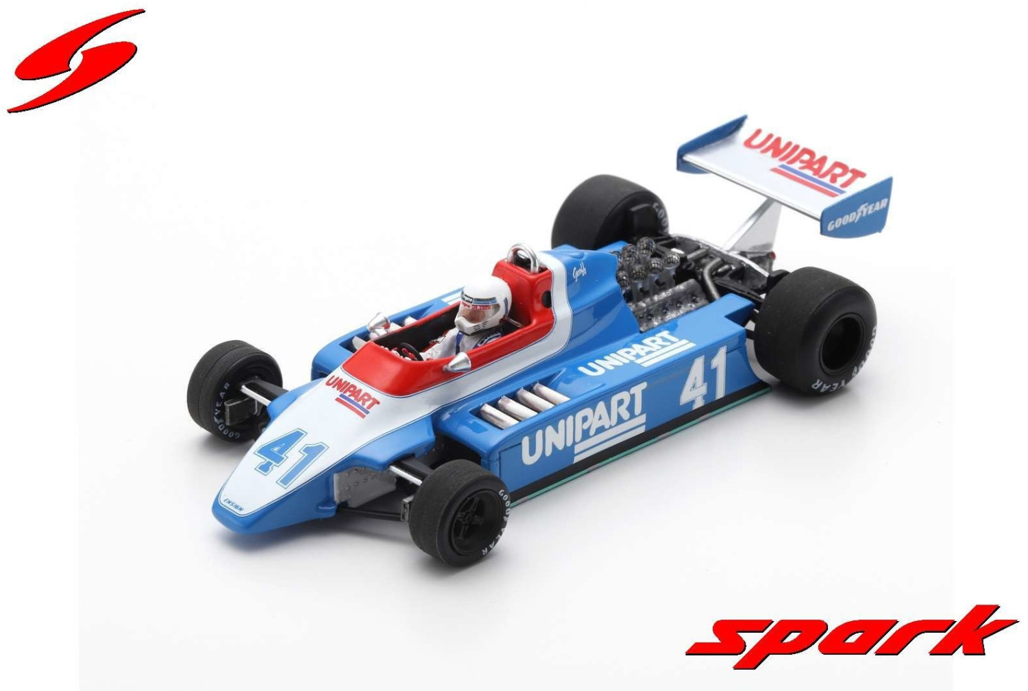 Spark Ensign N180 n°41 Dutch GP 1980 Geoff Lees 1:43 (S5307)