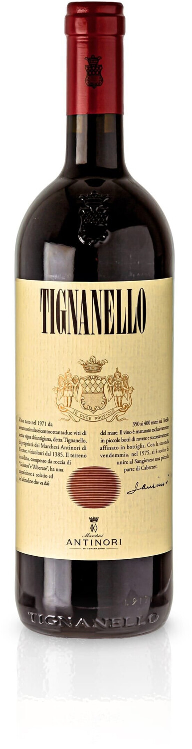 Antinori Tignanello | 0,75l bei Preisvergleich ab IGT € 149,00