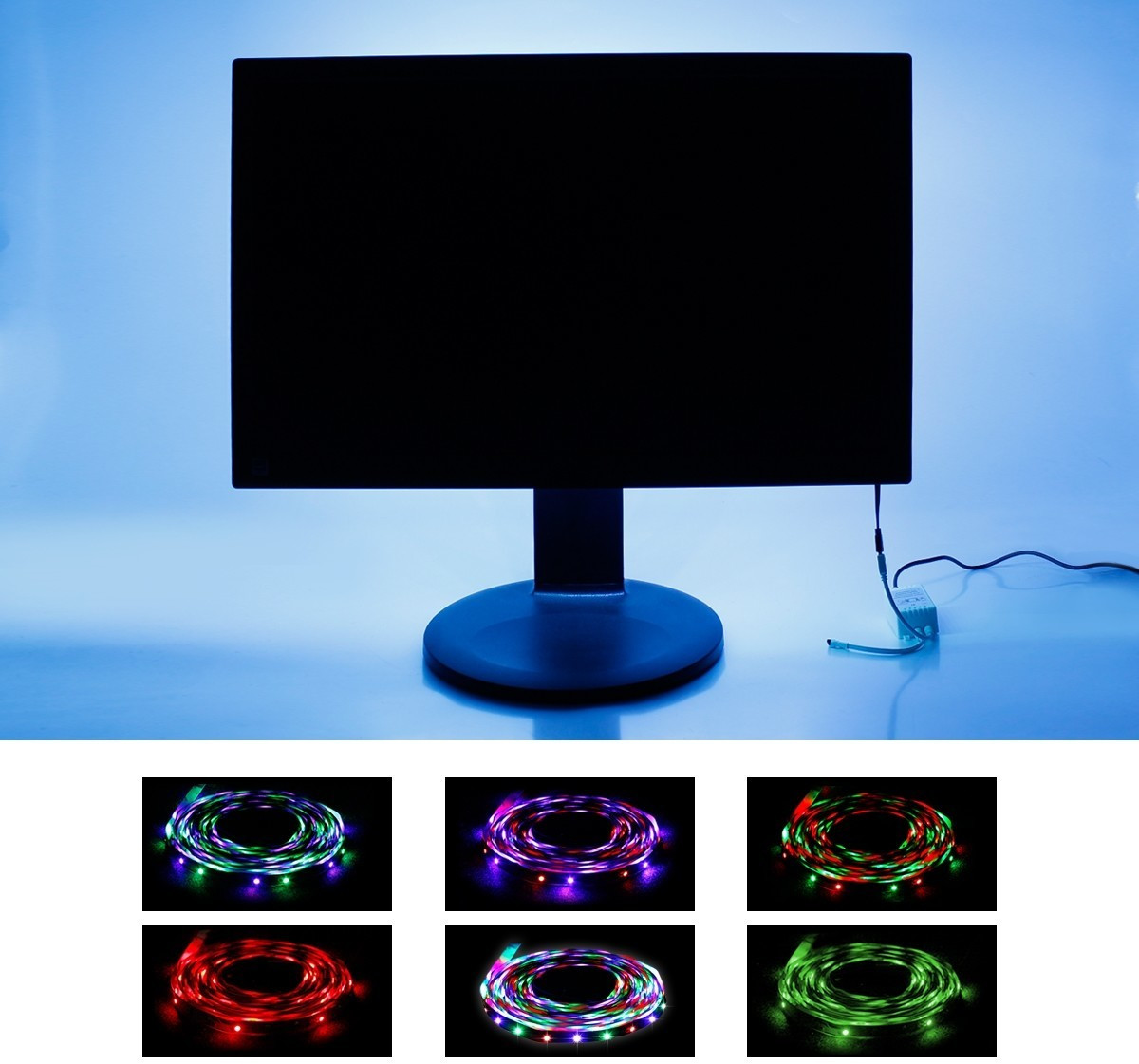 ECD Germany Neon LED Strip RGB 50m dimbar - SMD 5050 - 60 LED / m - 9W / m  - - Elgiganten