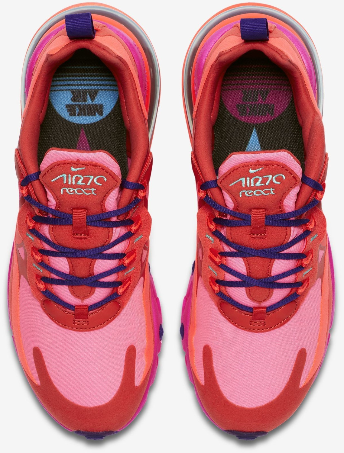 Air max 270 react mystic red/bright crimson/pink blast deals women's shoe