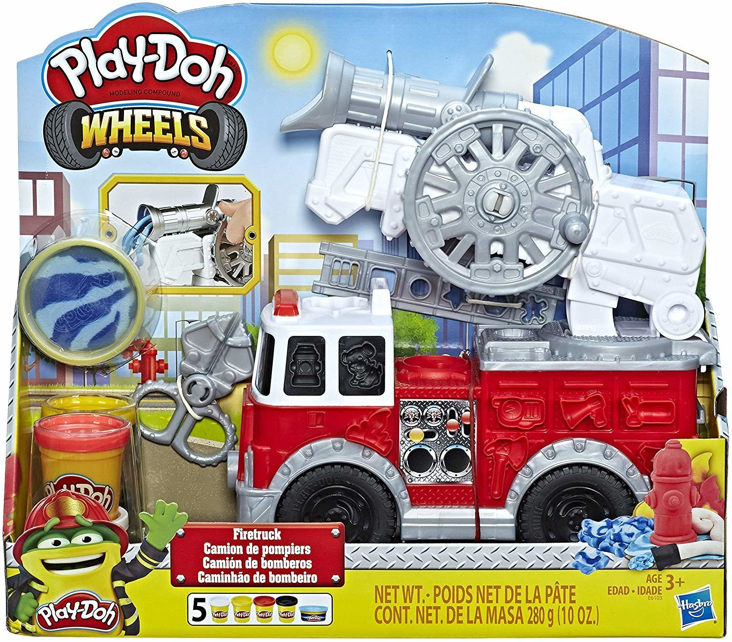 Photos - Creativity Set / Science Kit Play-Doh Wheels - Firetruck 