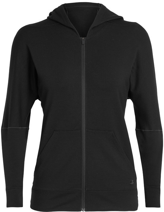 Icebreaker Women's Momentum LS Zip Hood black (104670)