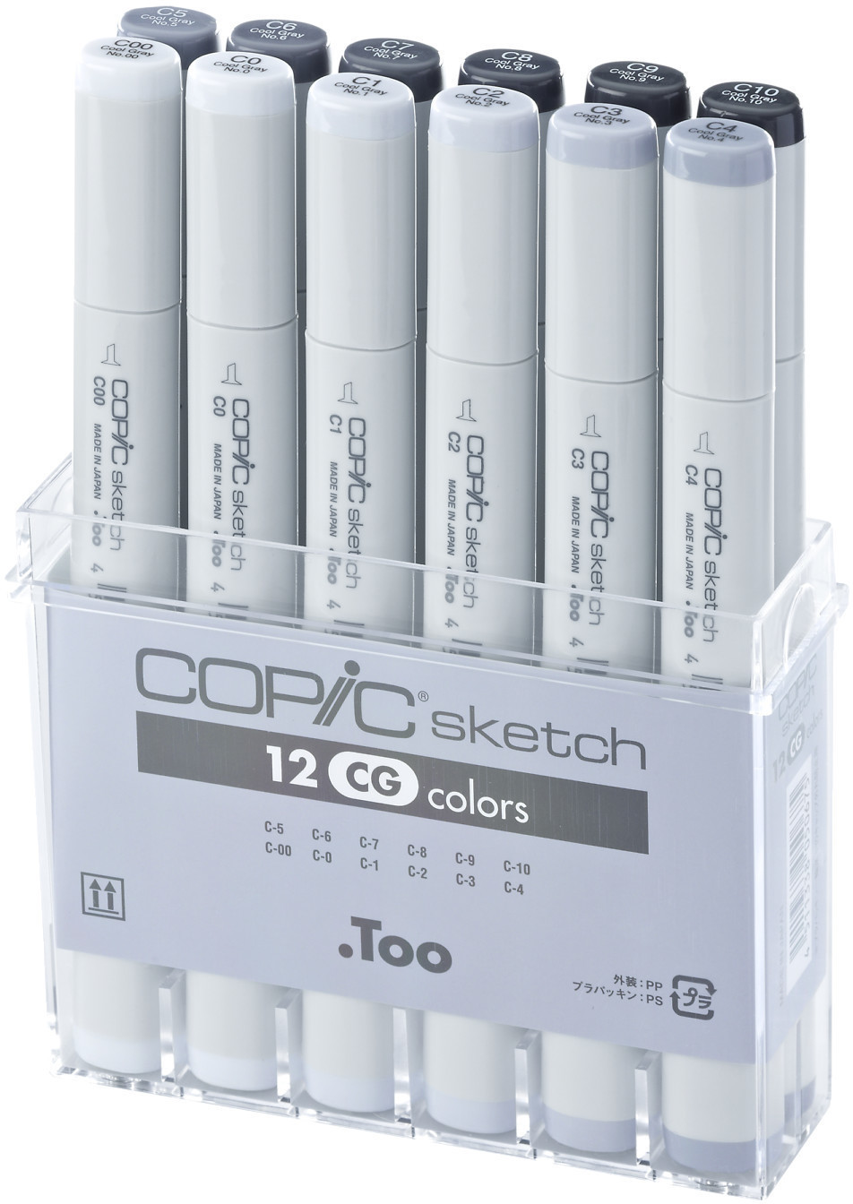 COPIC Sketch Set Cool Grey 12Pack
