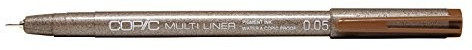 COPIC Multiliner 0,05mm Sepia