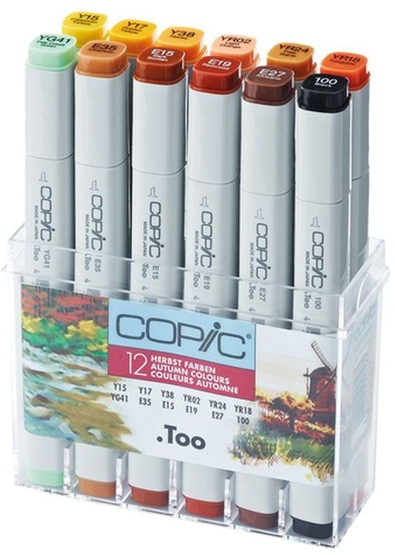 COPIC Set Herbstfarben 12Pack