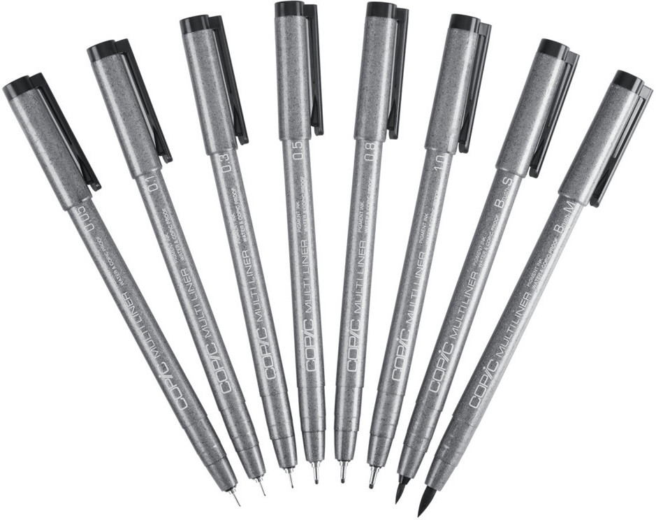 COPIC Multiliner grau 0,1mm