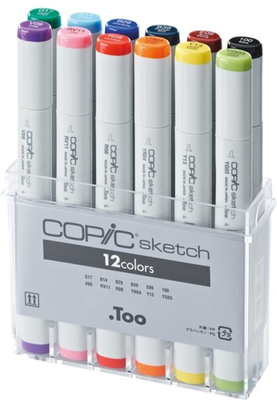 COPIC Sketch Set 12Pack