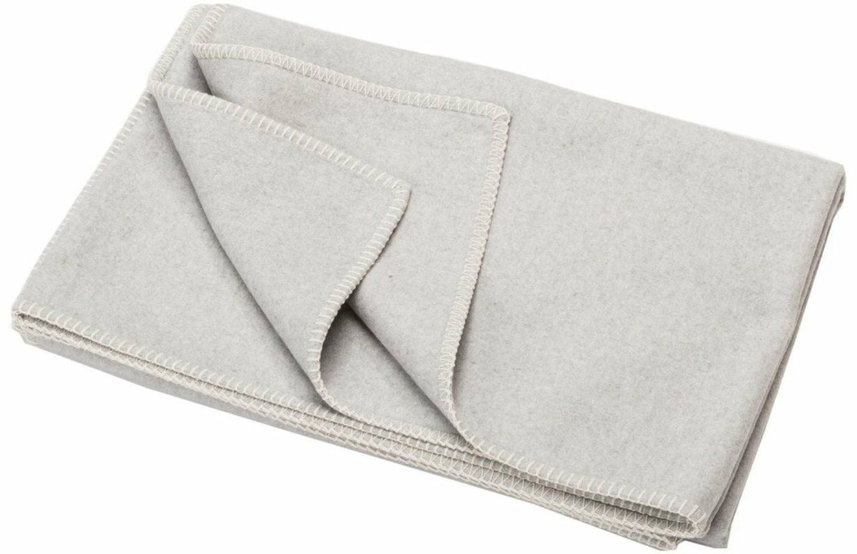David Fussenegger Sylt Uni Felt 140x200cm Light Grey