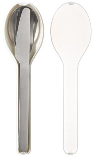 Rosti Mepal Ellipse Cutlery Set 3 pcs White