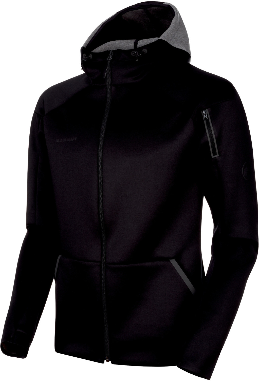 Mammut Logo ML Hooded Jacket Men black melange
