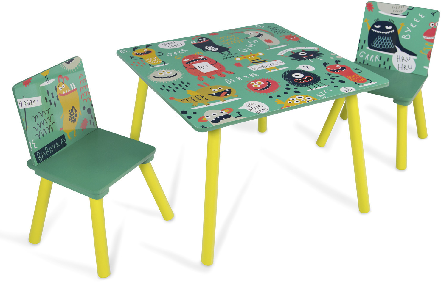 Homestyle4u Monster Set Green (1855)