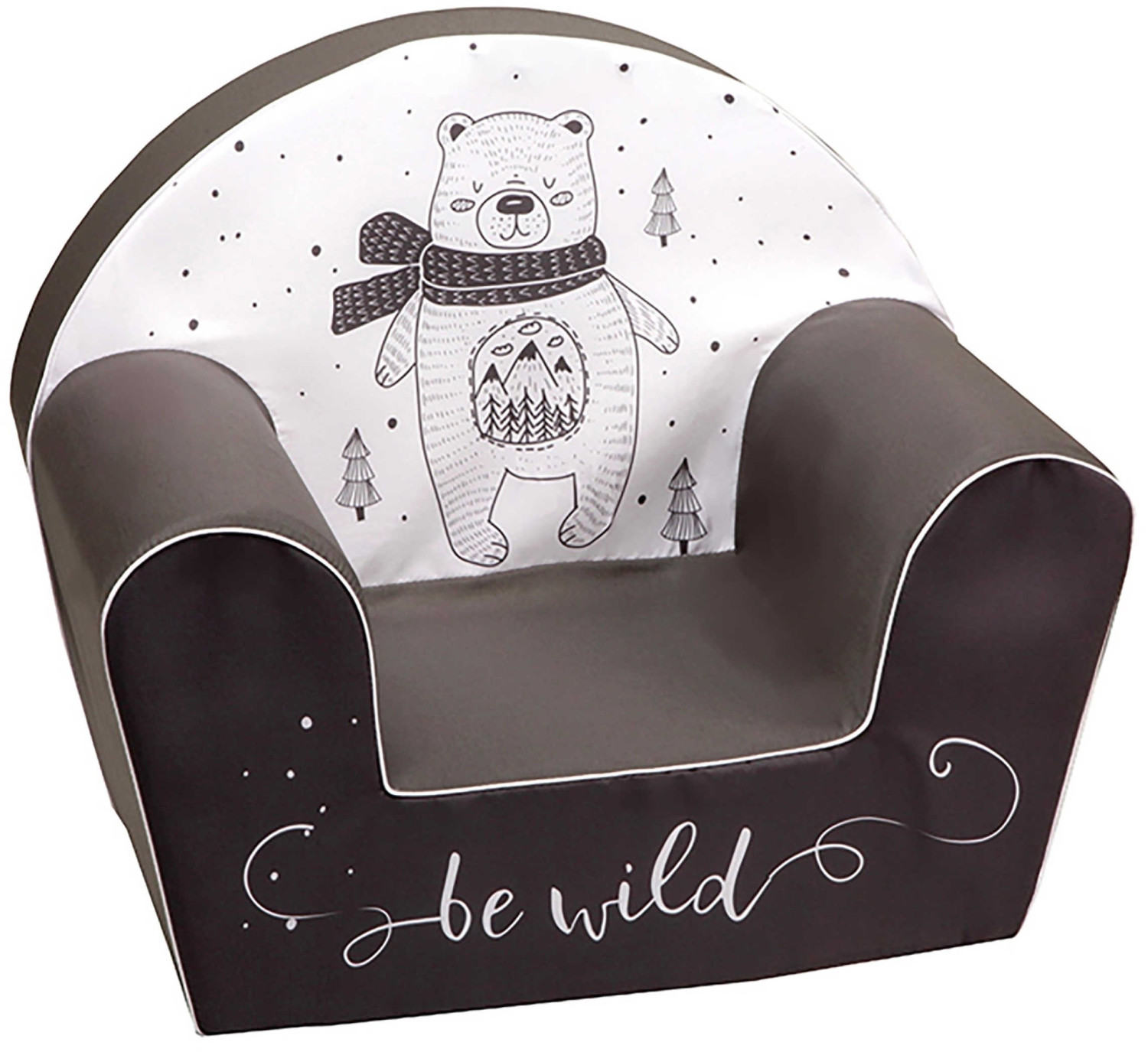 Knorrtoys Kids Armchair Bear Brown/White