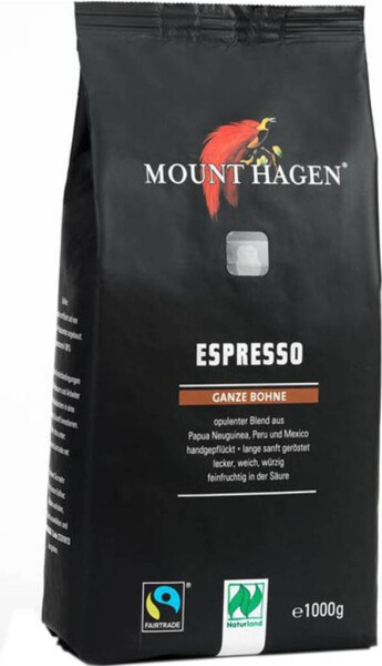 Mount Hagen Espresso ganze Bohne (1 kg), Bild 3