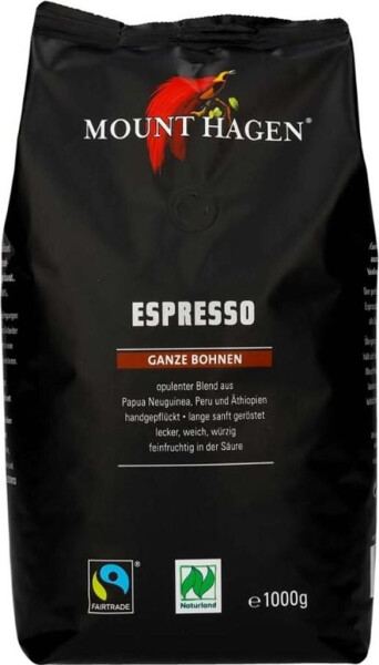 Mount Hagen Espresso ganze Bohne (1 kg), Bild 4