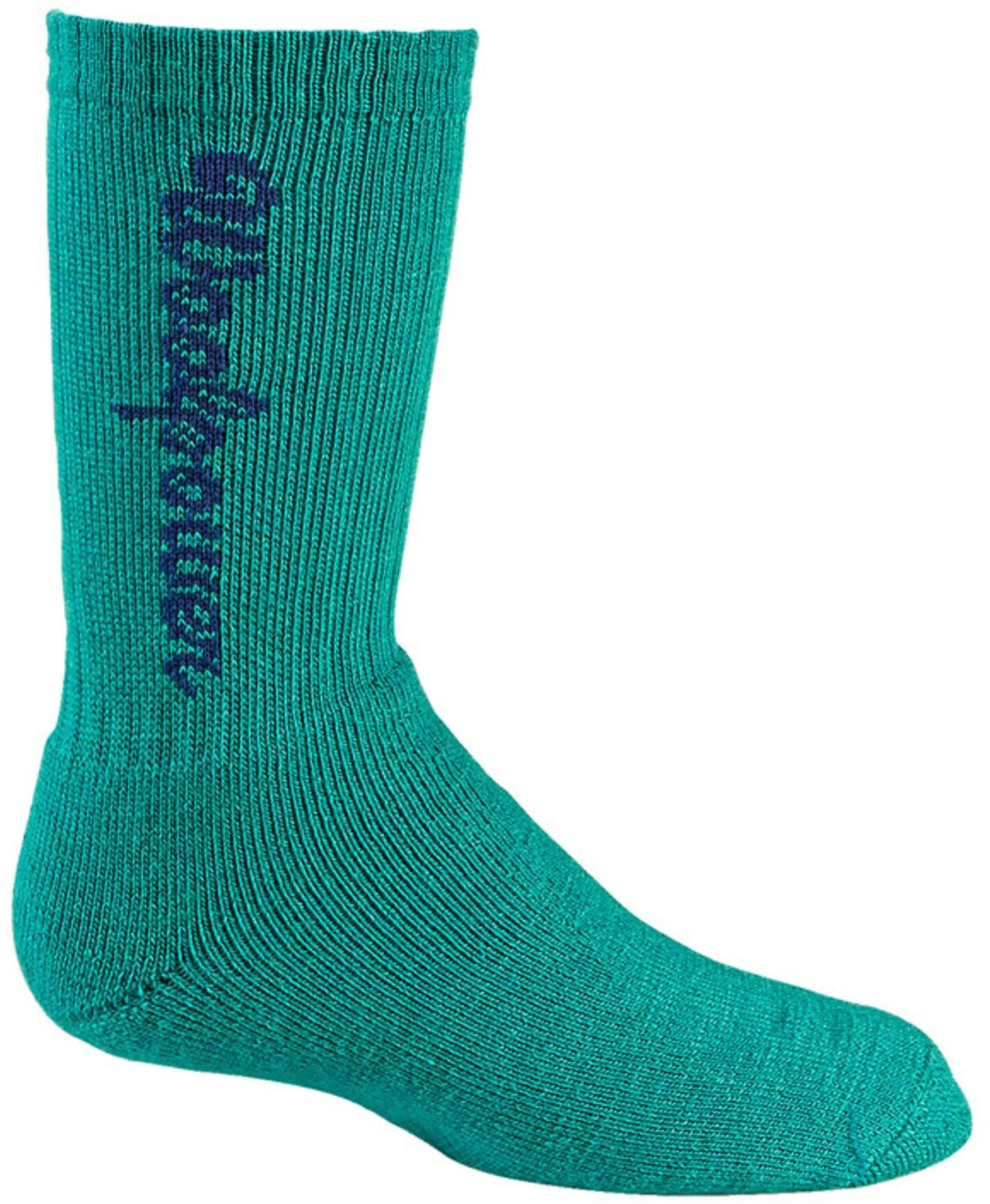 Woolpower Kids Socks Logo 400 turtle green