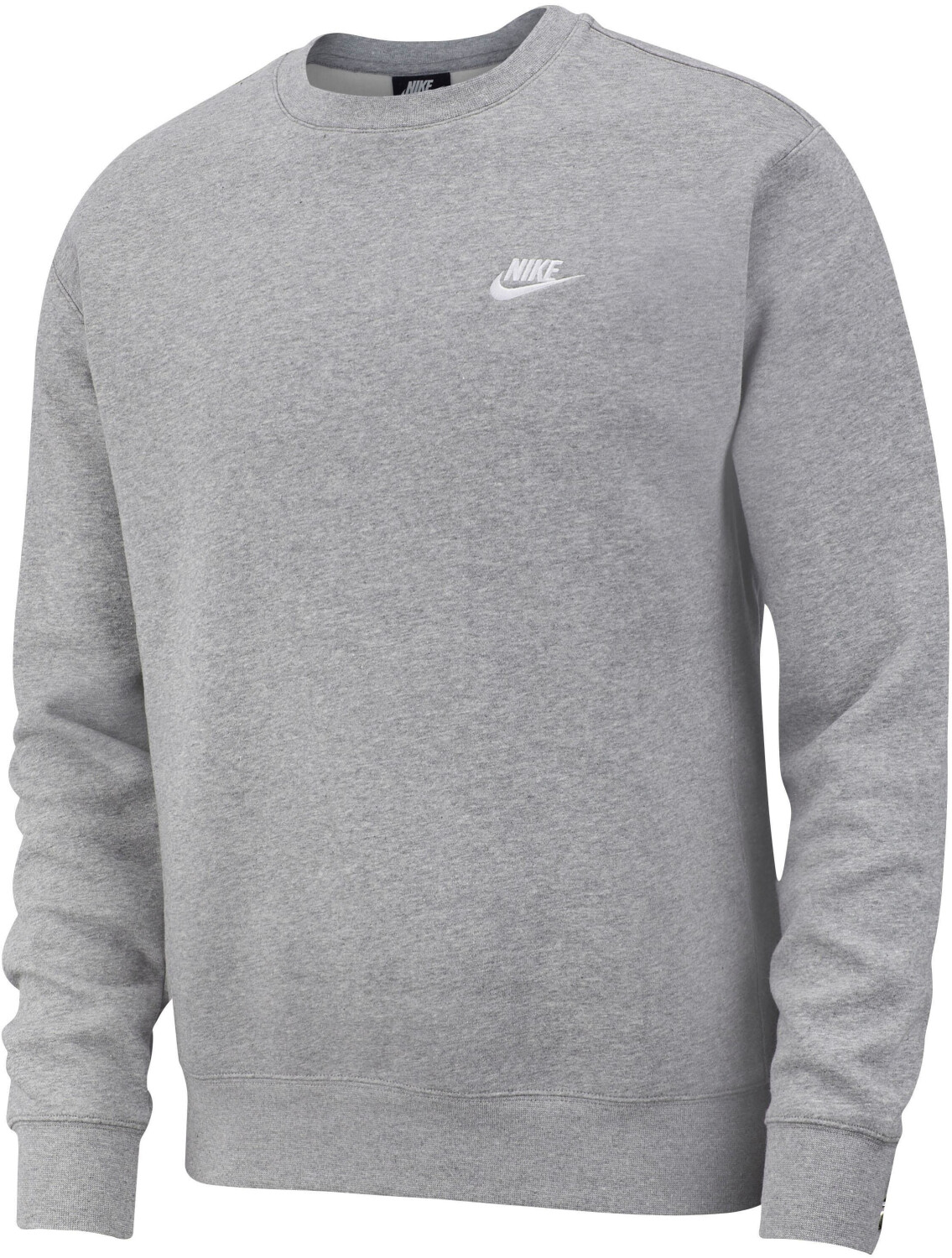 Image of Nike Sportswear Club Sweatshirt dark grey heather / white (BV2662-063)
