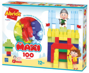 Ecoiffier Maxi Abrick 100 pièces