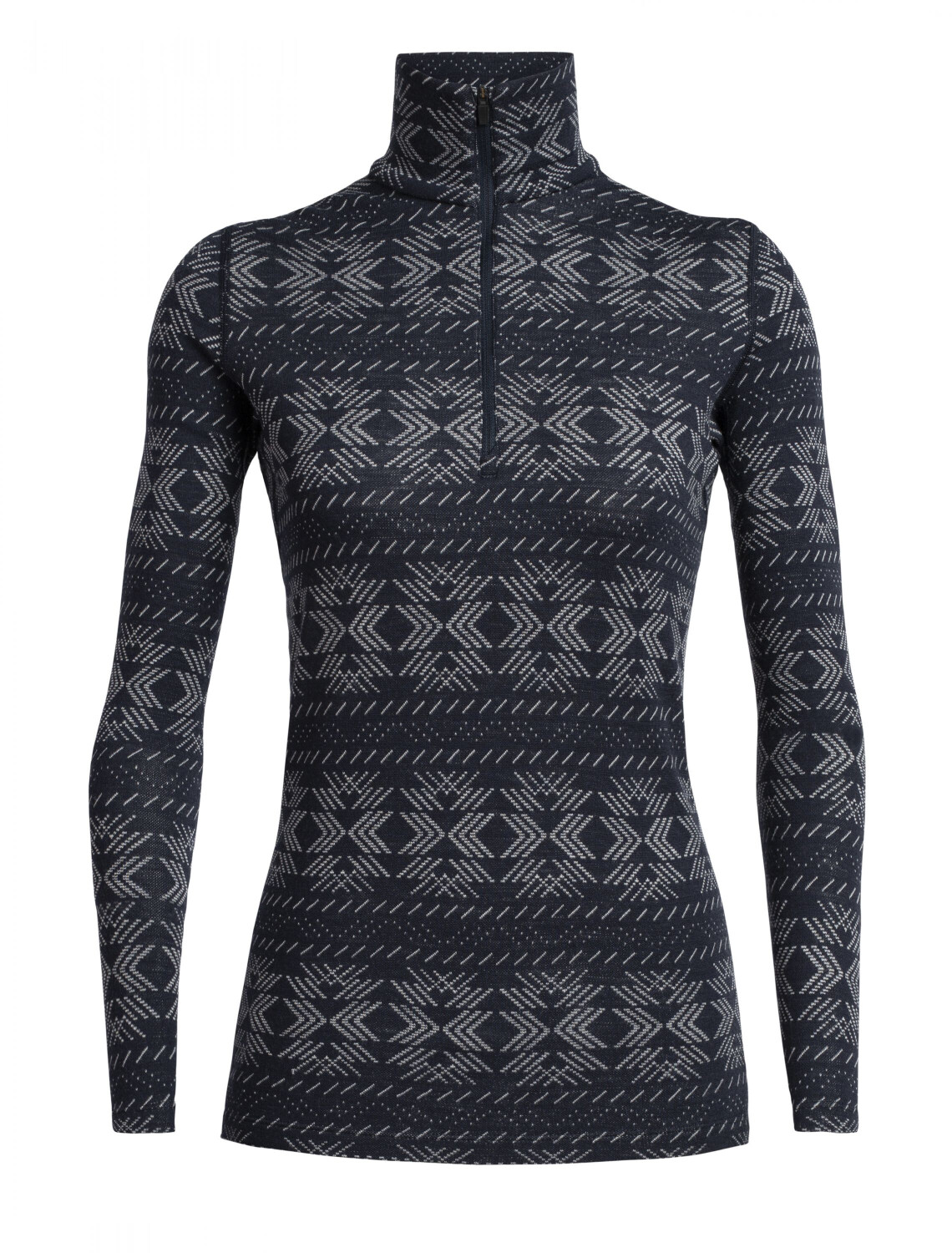 Icebreaker Wmns 250 Vertex LS Half Zip Crystalline Midnight Navy