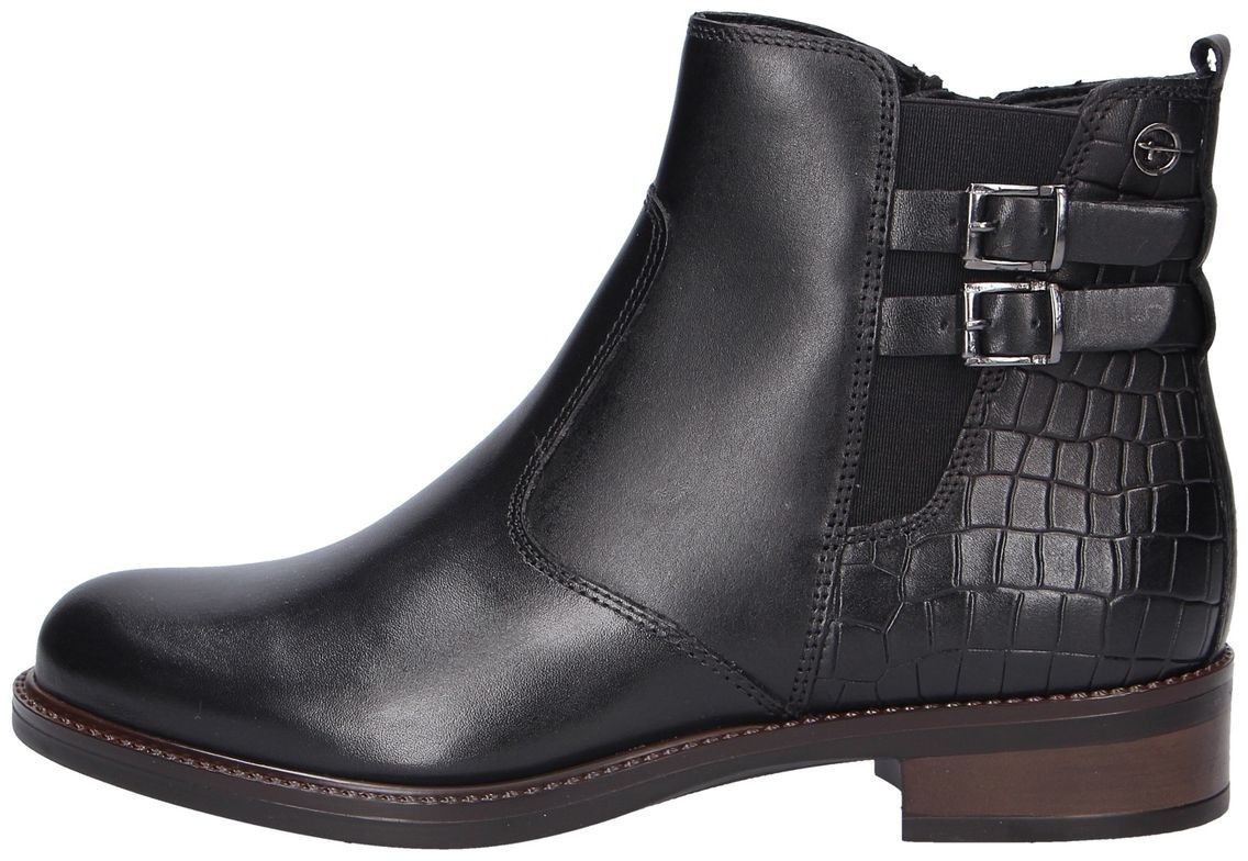 Tamaris Leather Boots (1-1-25048-23) black