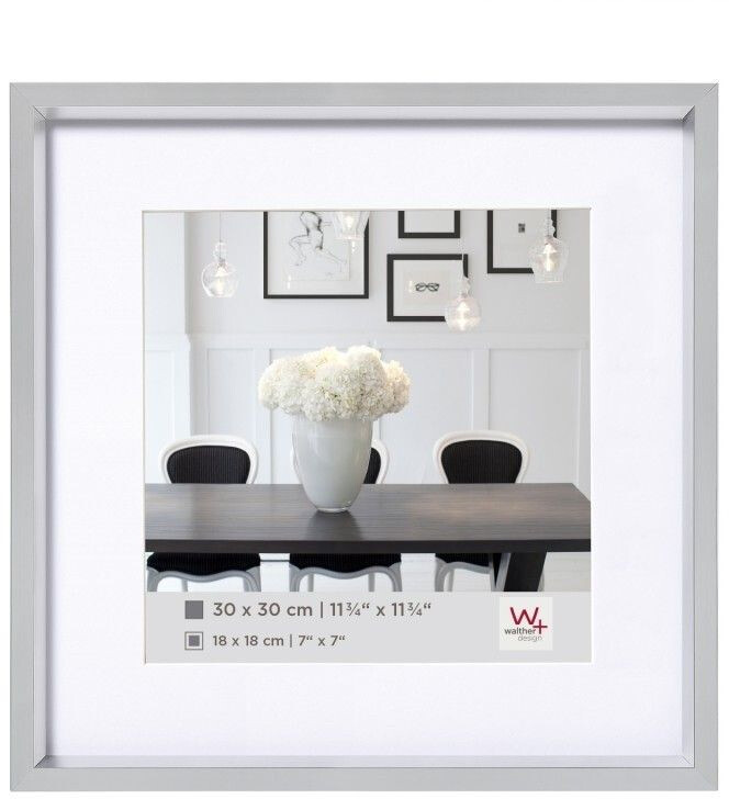 walther design Steel Style 30x30 silver