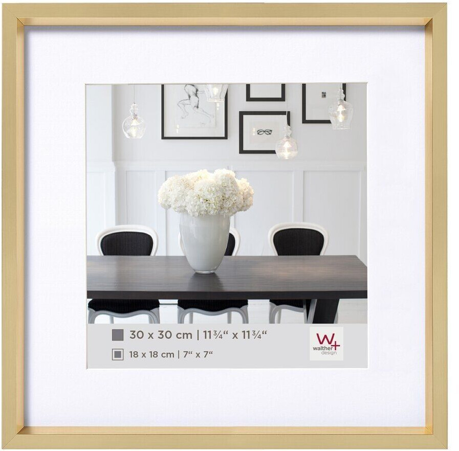 walther design Steel Style 30x30 gold